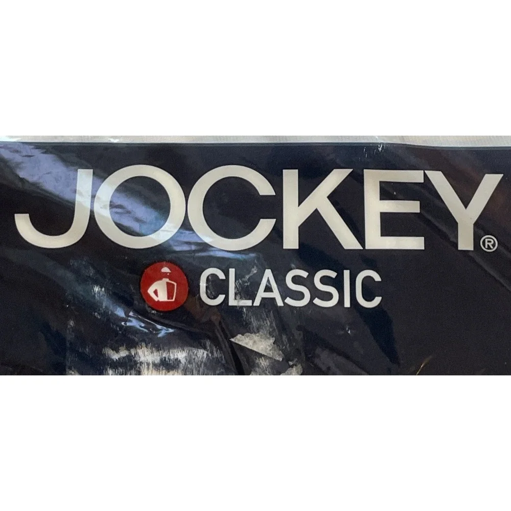 Jockey Classic 3 Pack Boxer Briefs Mid Thigh Coverage 100% Combed Cotton Medium